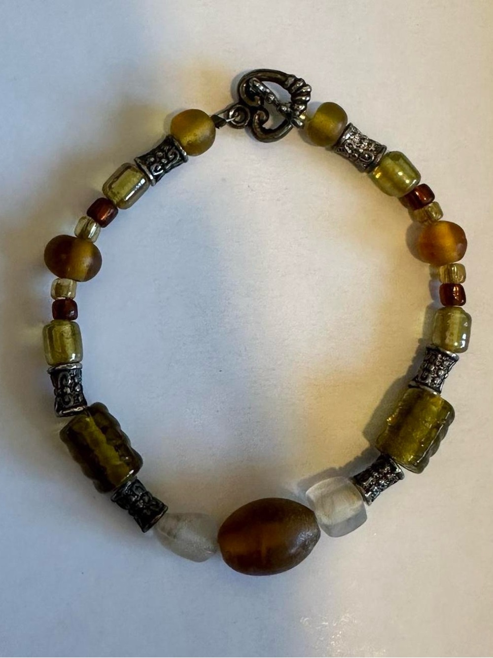 Vintage bead hand made bracelet.